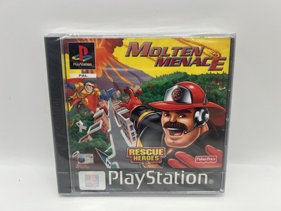 Rescue Heroes Molten Menace PS1 PlayStation 1 Factory Sealed Brandneu 