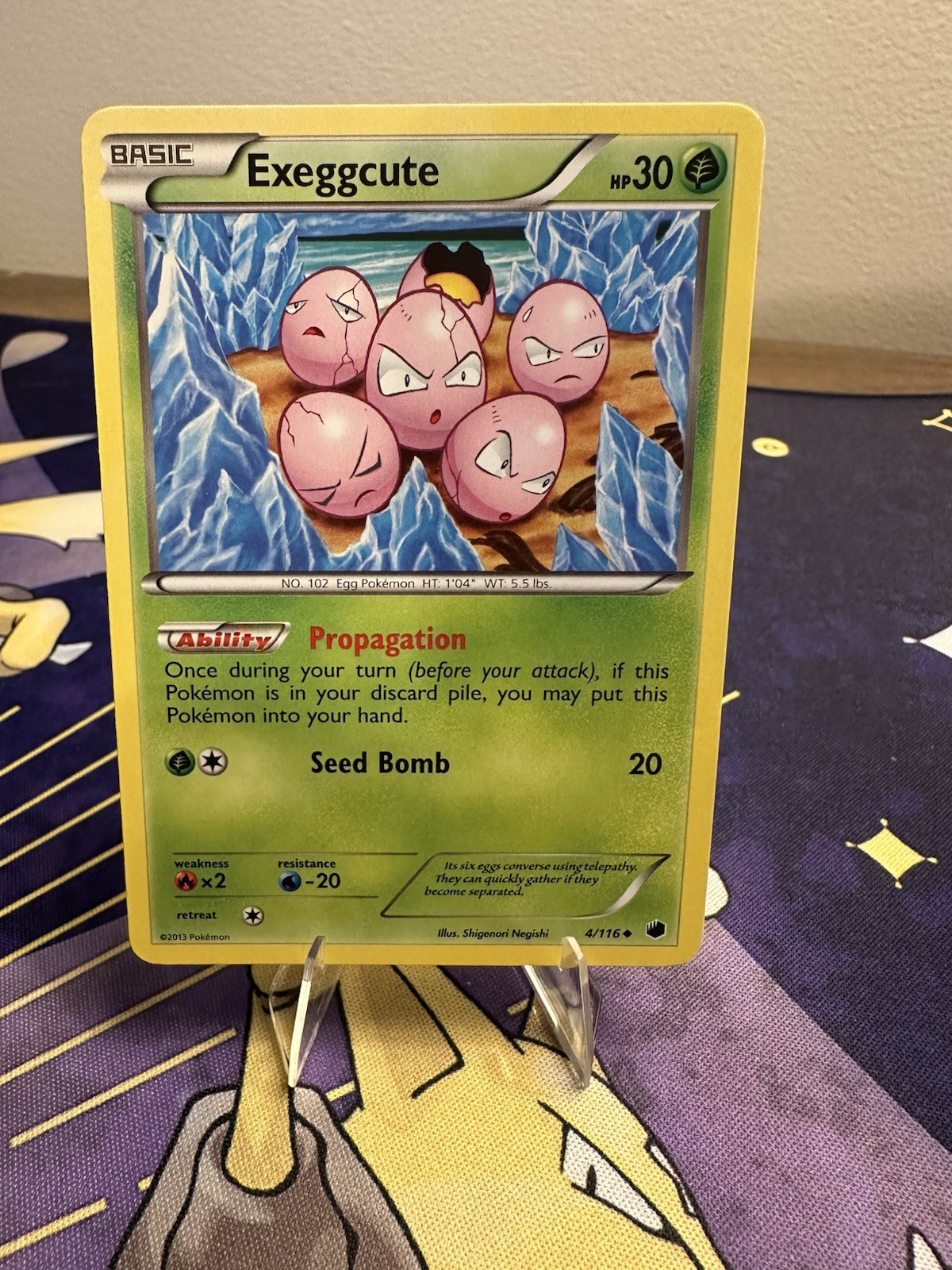Pokemon Exeggcute #4/116 Uncommon Plasma Freeze Card NM Condition
