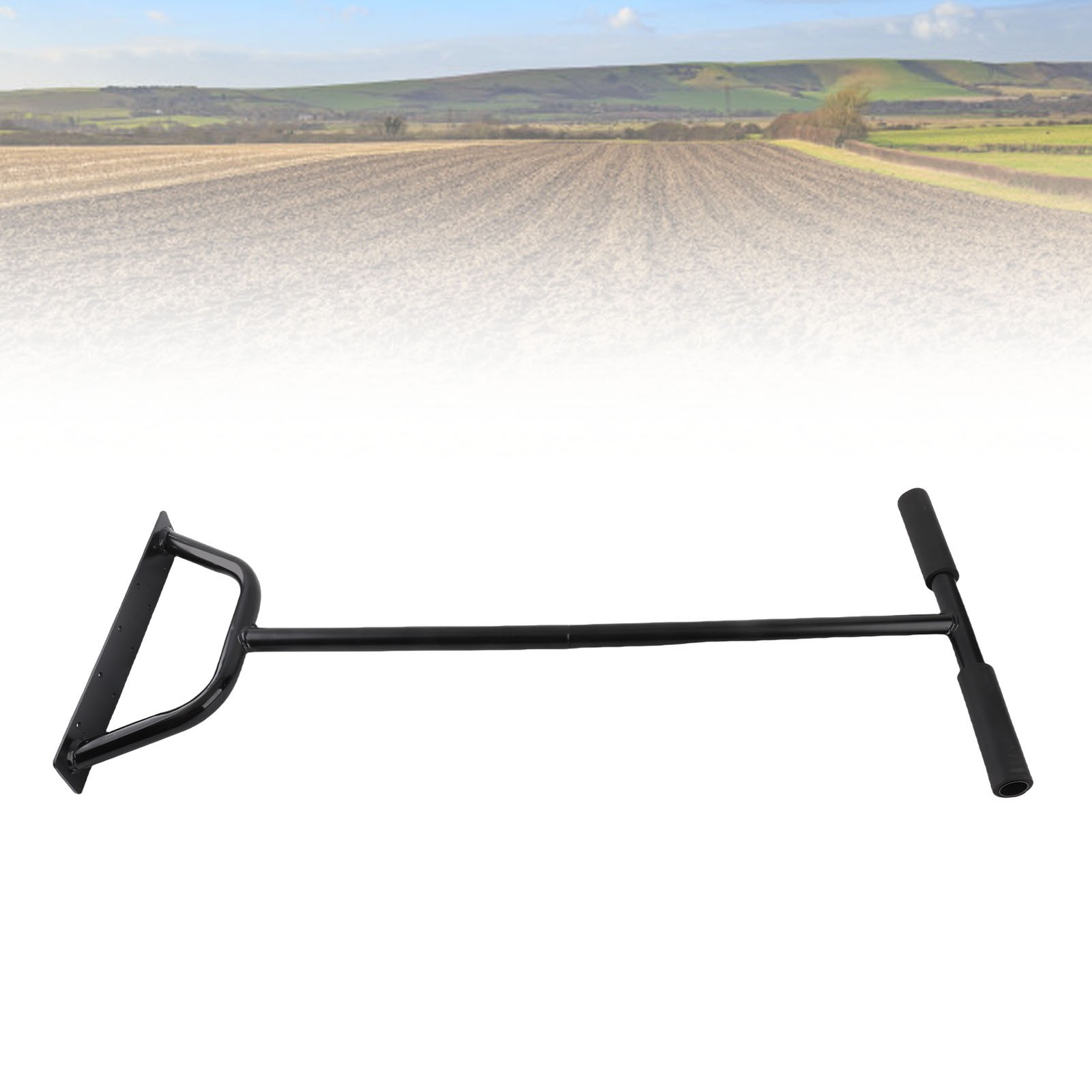 Lawn Aerator Metal Manual Dethatching Soil Aerating Tool With 10 Spikes Grass