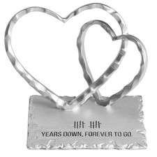 10th Anniversary Metal Tin Gift for Him Her Personalized Wedding Anniversary