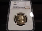 1942 PF65 (Proof) Washington Silver Quarter NGC Certified Gem - White/Light Gold