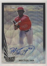 2020 Leaf Metal Draft Black Wave 2/7 Hector Yan #BA-HY1 Auto 0c3e