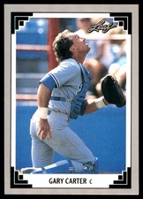 Gary Carter 1991 Leaf #457 Los Angeles Dodgers MLB READ FREE SHIP