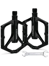 	Hapleby Premium Bike Pedals of 9/16 Inch Professional Mountain and Road Bike	