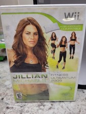 Jillian Michaels Fitness Ultimatum 2009 Wii Video Game Balance Board
