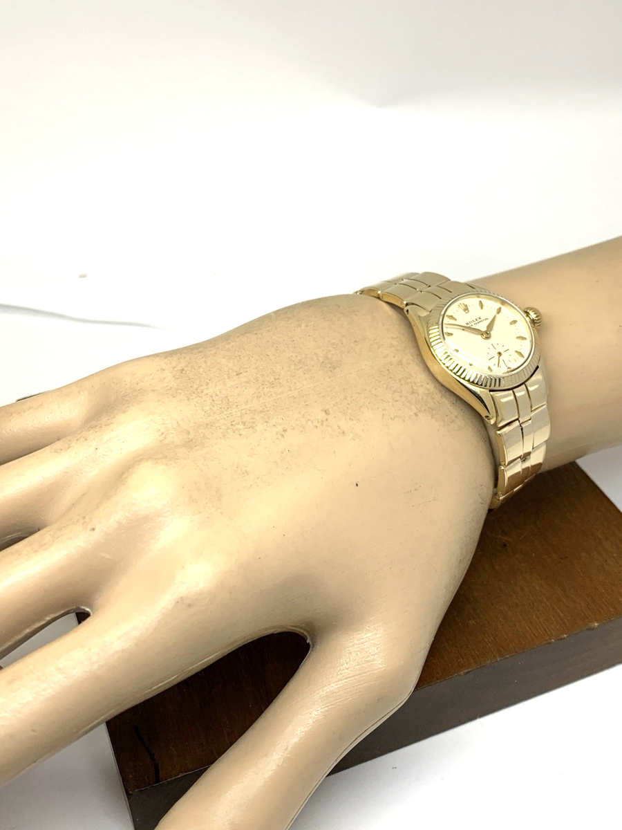 Rolex Women\'s Watch 6509 Vintage 1950\'s Cocktail 14k Gold Swiss Automatic 24mm Rolex Women main image 2