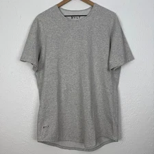 BYLT Men's Grey Drop Cut Short Sleeve Lux Shirt Size Large 