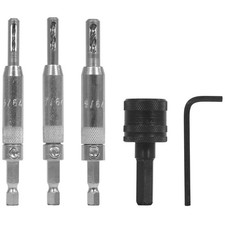 Tools 45400 - 3-Piece Centering Hinge Bits and Quick Change Chuck Set, #2/#6/...