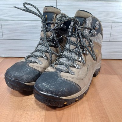 Columbia Frontier Peak GTX Boots Womens Size 7 Brown Hiking Trekking BL3010-250
