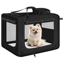Soft Kennel faltbare Hundebox Hundehütte Autobox Ruheplatz S/M Schwarz