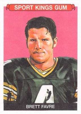 2022 Sport Kings Gum Legacy NFL Volume 3 Brett Favre Green Bay Packers #100