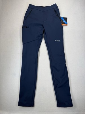 Columbia Women's Vast Canyon  High Rise Softshell Pants Blue Large NWT