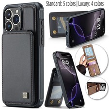 For Samsung Galaxy S26 S25 S24 S23 Ultra Luxury ID Card Holder Phone Case Cover