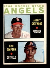 1964 Topps #127 Dick Simpson/Aubrey Gatewood Rookie Stars EX/EX+ X3087680