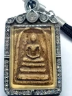 Somdej Wat Rakang Buddha Amulet Religious Jewelry Pendant Spiritual Art Necklace