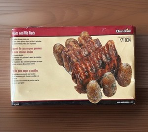 Char-Broil Rib & Potato Rack Chrome Plated Wire 