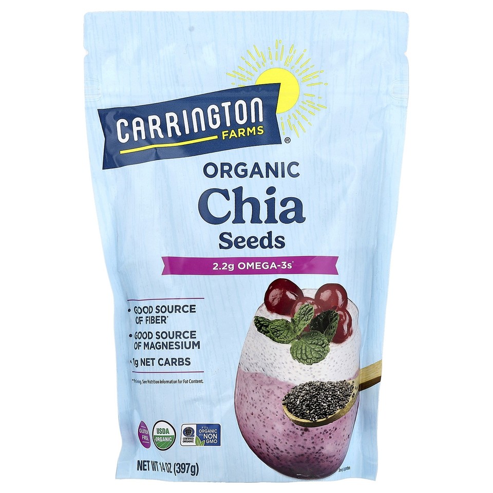 Organic Chia Seeds, 14 oz (397 g)