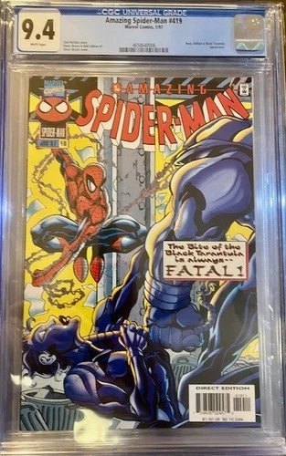 1997  The AMAZING SPIDER-MAN #419  CGC 9.4 WHITE Pages