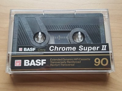 BASF Chrome Super Type II 90 Audio Cassette Kassette, 1988, MINT condition
