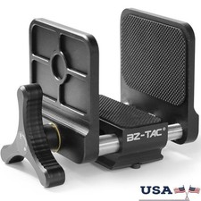 Gun Rifle Clamp Shooting Tripod Rest Tripod Mount Head Universal 2 in 1 Clamp US