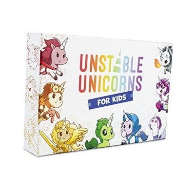  - Unstable Unicorns for Kids Edition Base Game - A strategic card game for 