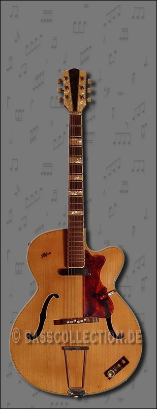 1959 Höfner 455 / S / b / E1 -Model President.  Excellent Condition! Rarität!