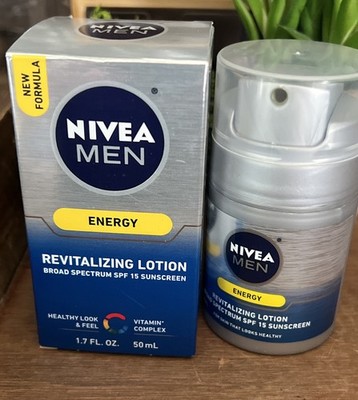 NIVEA Men  ENERGY   REVITALIZING Gel Moisturizer 1.7 fl oz / 50 mL