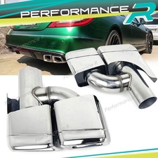 Chrom Endrohrblenden für Mercedes-Benz CLS C218 C219 E-Klasse W212 S-Klasse W221