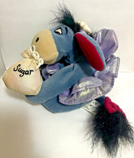 Vintage Disney Mini Bean Bag Plush Sugar Plum Fairy Eeyore Winnie the Pooh 6"
