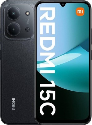 Xiaomi Redmi 15C 6,9'' 256GB Smarphone Handy 50MP NFC Black - Händler Garantie