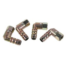 4pcs Gas Cooker Tube Adapter: 1/2 Inch Elbow Fittings Threaded Gas Inlet Joints