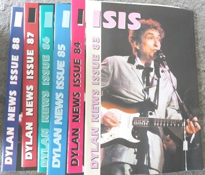 Bob Dylan: ISIS Magazine Jahrgang 1999: 6 Hefte inkl Newsletter 