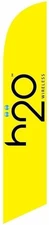 h2o Wireless Feather Banner Swooper Flag - Replacement FLAG ONLY