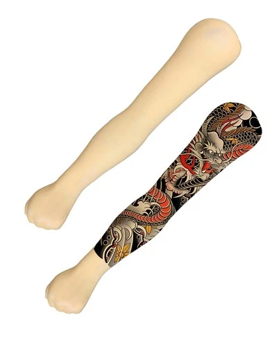 Tattooing Practice Arm Soft Silicone High Simulation Tattoo Fake Skin 1:1 63cm - product listing photo