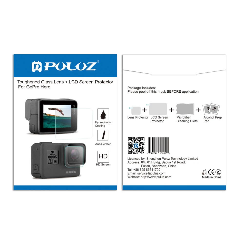 For GoPro HERO5 Toughened Glass Lens + Tempered Glass LCD Screen Protector - Image 4 of 4