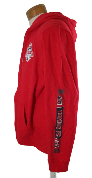 NWT Fanatics Toronto FC MLS Mens Full-Zip Logo Hoodie XL Red MSRP$70 - Main Image