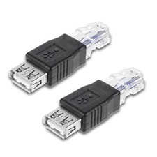 2 PCS USB to Ethernet Adapter Ethernet to USB Adapter USB to Rj45 Ethernet Ad...