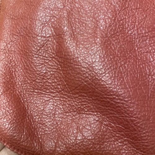 Borsa a mano Allison Burns Los Angeles rossa burro morbida pelle testurizzata - Foto 3 di 11