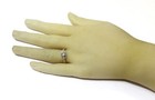 14k white yellow gold .95ct round diamond engagement ring band 3.6g 6.25 — photo 9