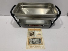 Vtg Farberware Open Hearth Broiler Rotisserie Frame Drip Traybodymanualclean