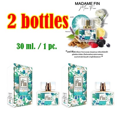 2x Madame Fin More Finn Eau de Perfume  30 ml. Pheromone Fragrance Women Lady