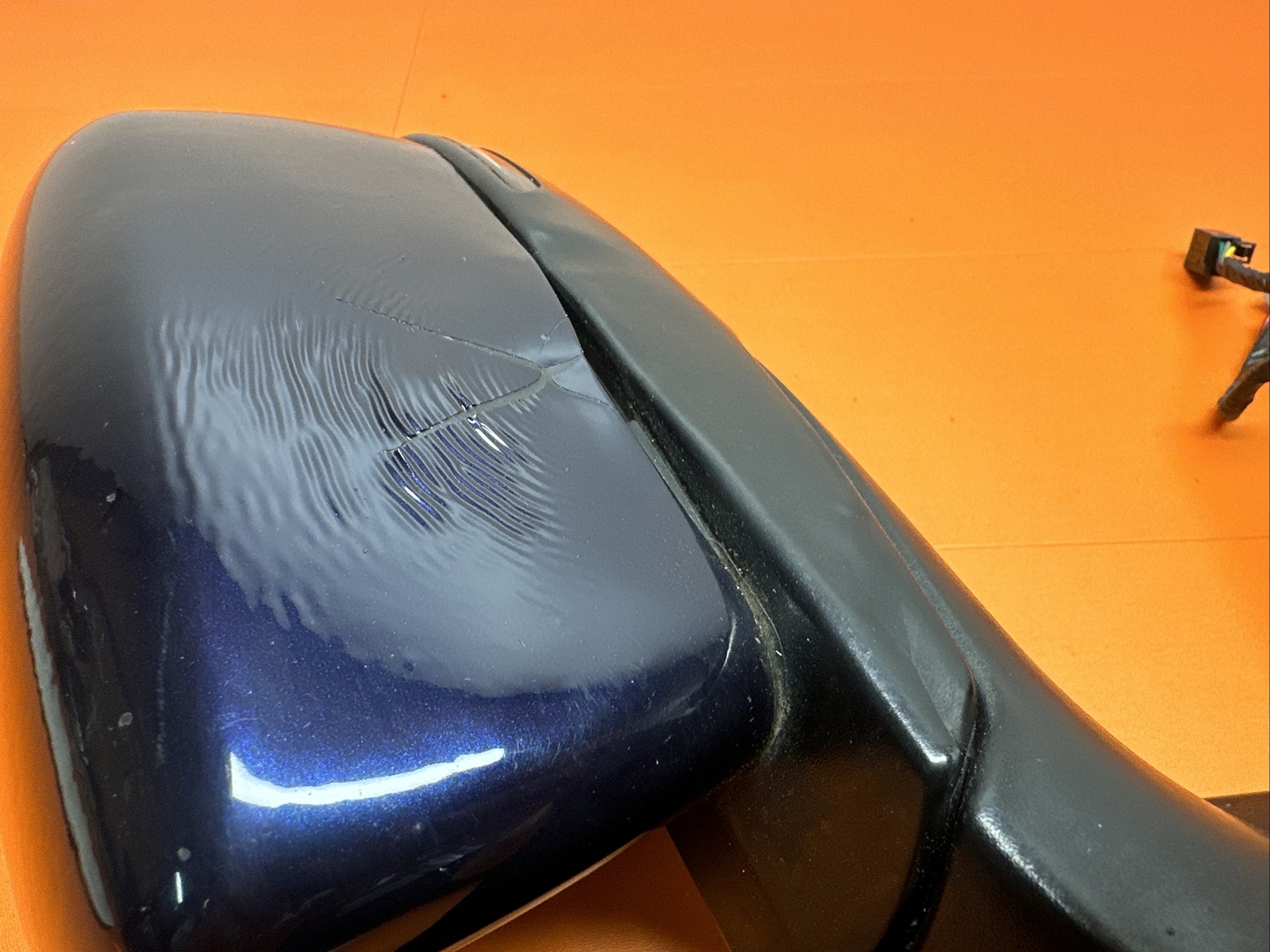026669 | 14 - 20 Maserati Ghibli Left Door Mirror Blind Spot Heated OEM Blue LH
