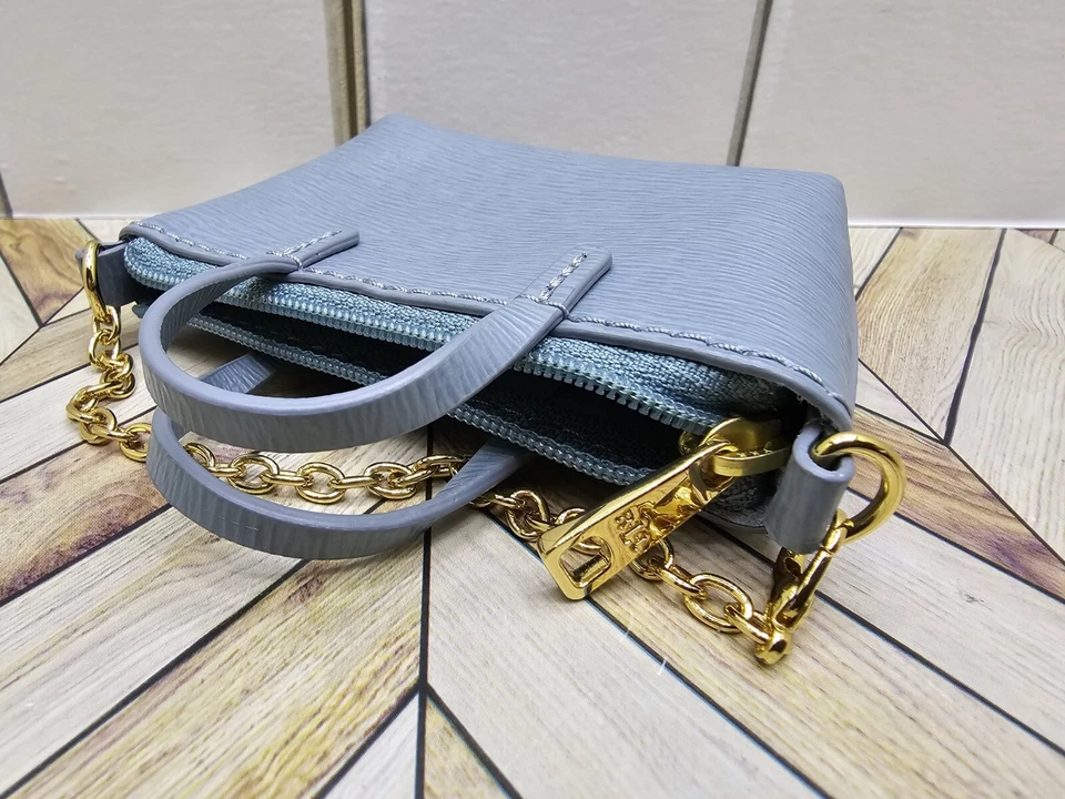 Bolsa Lauren Ralph Lauren Newbury mini bolsa moeda cor azul - Imagem 4 de 4