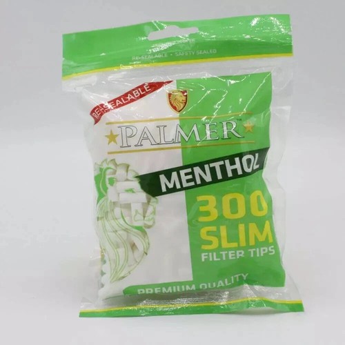Filtros delgados de mentol Palmer 300 bolsa de puntas de filtro enrollables - Imagen 4 de 6