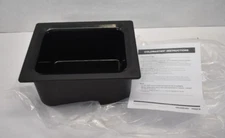 Carlisle Coldmaster Food Pan 1/2 Size Black NCM1101 6 qt Capacity CM110103