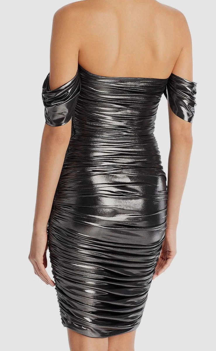 Norma kamali off shoulder cheap dress