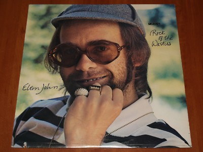 ELTON JOHN ROCK OF THE WESTIES LP *RARE* USA 1st PRESS VINYL MCA