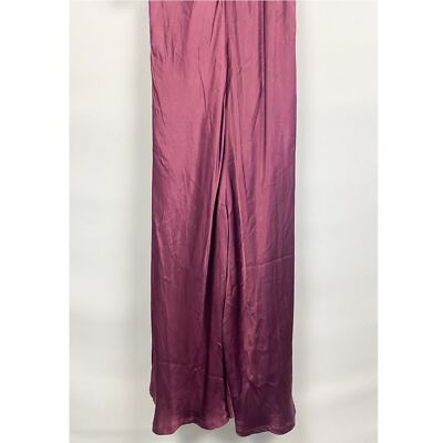 bardot everleigh satin midi dress Bardot Everleigh Satin Midi Dress Burgundy NEW Size 4 Solid