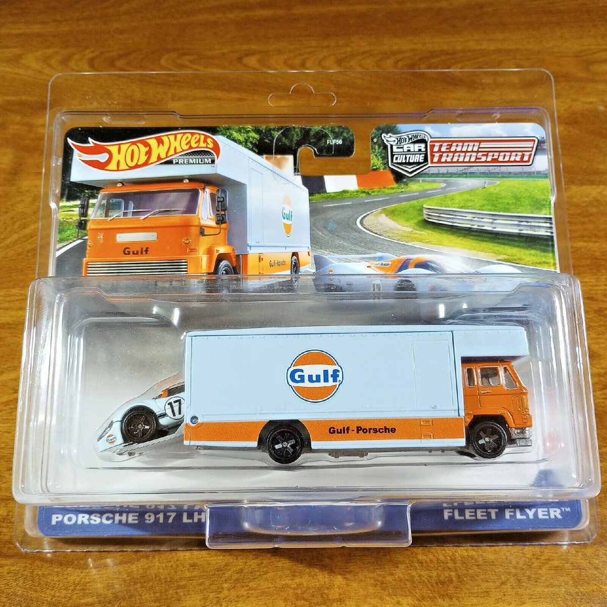 Hot Wheels Premium Car Culture Team Transport Gulf Porsche 917 LH