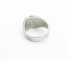 MEXICO 925 Sterling Silver  Vintage Sculpted Dome Band Ring Sz 10  RG3853 — photo 4